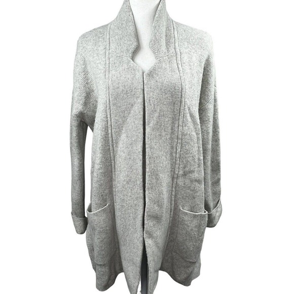 Madewell Sweaters - Madewell Spencer Sweater Coat Cardigan Size XS Gray Merino Wool